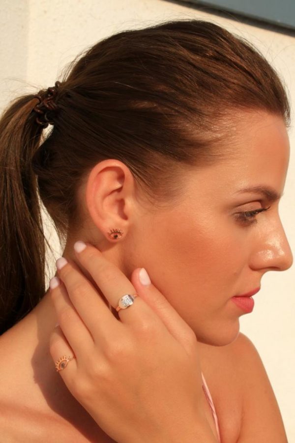 Evil Eye Chain Ring - Image 4