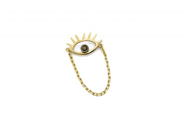 Evil Eye Chain Ring - Image 3