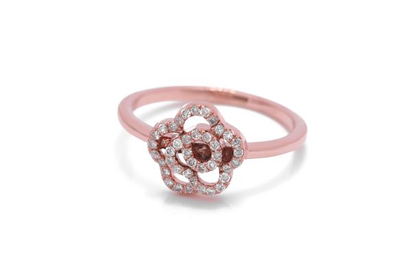 Diamond Flower Ring