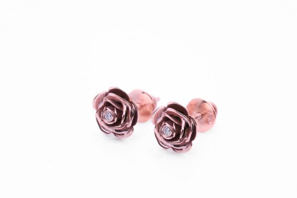 Enchanting Rose Earrings