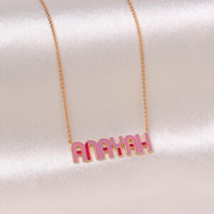 Harmony Two Tone Name Necklace